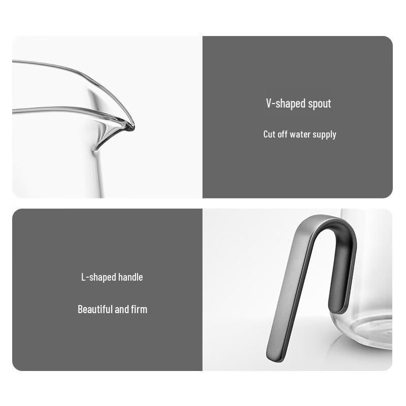 Стеклянный кувшин для чая Гунфу Shangming из высокоборосиликатного стекла