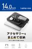 Elecom Неопреновый чехол для ноутбука с карманом на молнии для 14-дюймовых ПК, черный, BM-IBPTNP14BK
