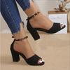Fashion Women Sandals New Fashion High Heels Sandals Big Size Sandals Women Strap High Quality Shoes High Heels Women Sandalias De Mujer