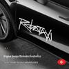 Персонализированная наклейка на автомобиль - Прозрачный ТПУ - Роботакси Tesla
