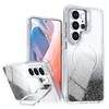 Luxury Glitter Gradient Lens Holder Stand Protect Case For Samsung Galaxy S26 Ultra S25 FE S24 For Magsafe Wireless Charge Cover