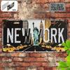 Vintage New York License Plate 5.9x11.8 – Rustproof Aluminum Auto Tag for Car, Truck, SUV, Garage & Man Cave Decor, Gift for City Lovers