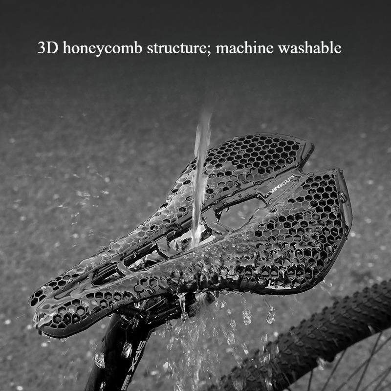 3D Велосипедное Седло Дышащее Удобное MTB Седло с Амортизацией Сотовая Структура
