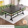 1.2x2m carbon steel 3-in-1 billiard & ping pong table