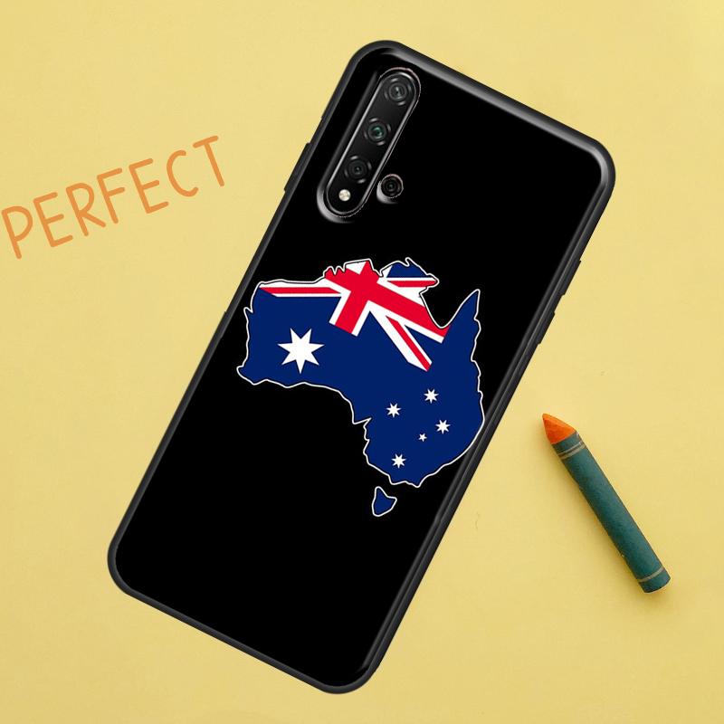 Australia Flag For Huawei Nova 12s 11i 7i 8i 12i Y73 Y70 Y90 Y60 Y72 Y61 Y91 9 10 SE P40 Lite P30 Pro Case