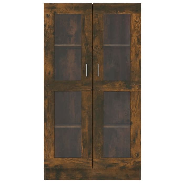 VidaXL Витринный шкаф Дымчатый дуб 82,5x30,5x150 см Древесно-стружечная плита 815117