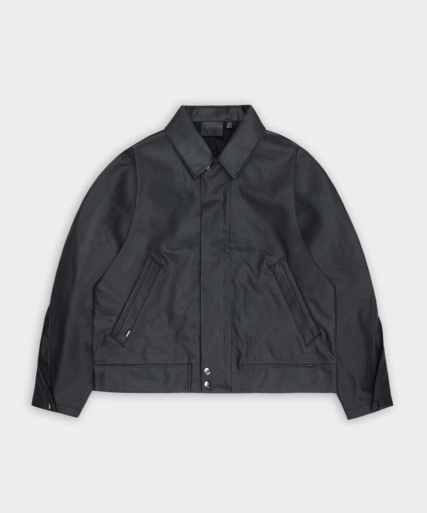 Rains Heavy Woven Overshirt - Black