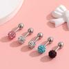 Multicolor Epoxy Ball Ear Tragus Ring Set 5pcs 316L Stainless Steel Surgical Cartilage Earring Fashion Girls Ear Children's Gift