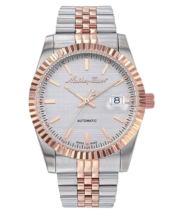 Mathey-Tissot Mathy III Two Tone Stainless Steel White Dial Automatic H1810ATRA Men's Watch