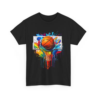 Баскетбольная футболка, футболка для любителей спорта Basketball Splash Baller.