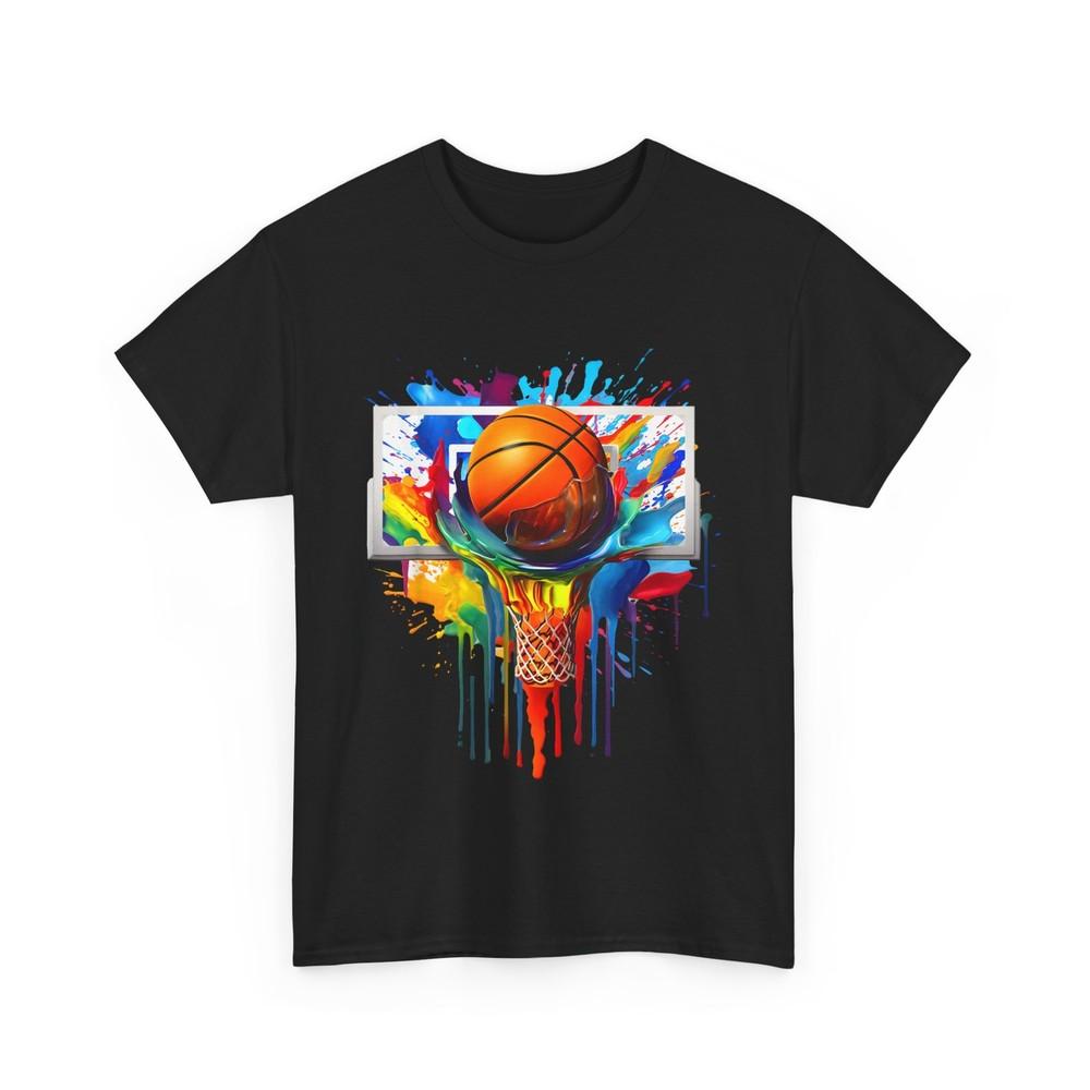 Basketball T-shirt, Basketball Splash Baller Sports Lovers Player Shirt