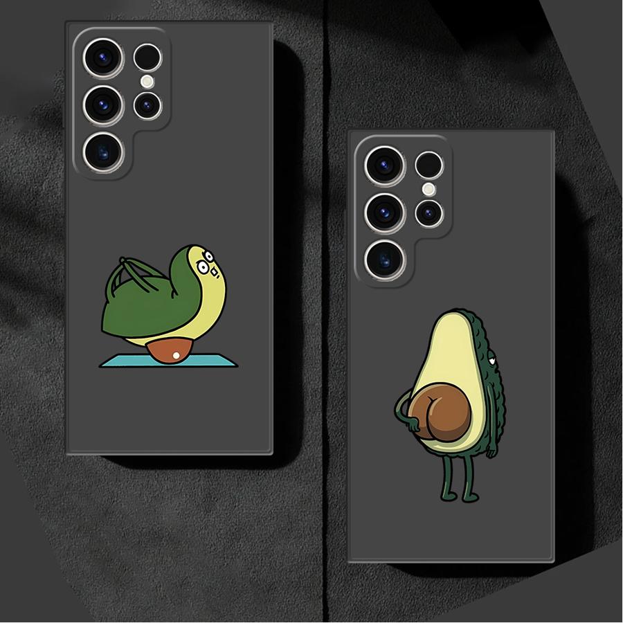 Уникальный чехол для телефона с авокадо для Samsung Galaxy S25 S24 23 S22 Plus S21 S20 Ultra S20 S24 S23 S21 FE