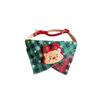 Adjustable Strap Plaid Triangle Scarf Soft Cloth Cat Dog Neckerchief  Daily Walking