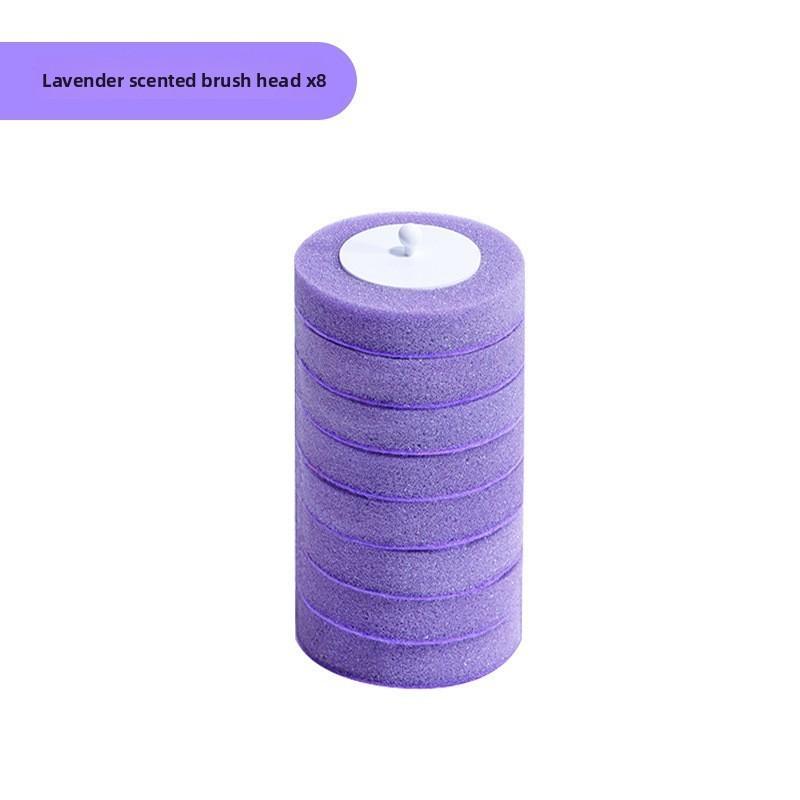 Одноразовые губки бытовые сменные головки для туалетной щетки с ароматом набор