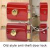 Heavy Duty Iron Door Lock Classic Designs Door Lock Protective Metal Core Door Lock Enhances Anti Pry Protections