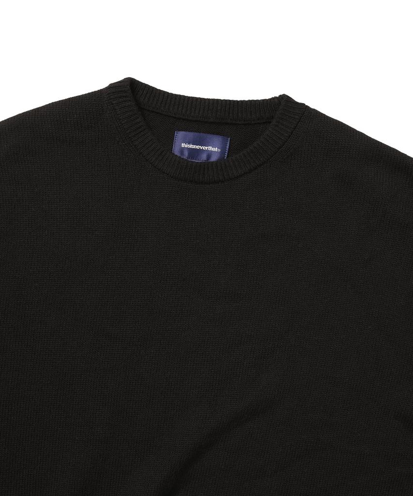 THISISNEVERTHAT Fortuna N-Logo Sweater Black