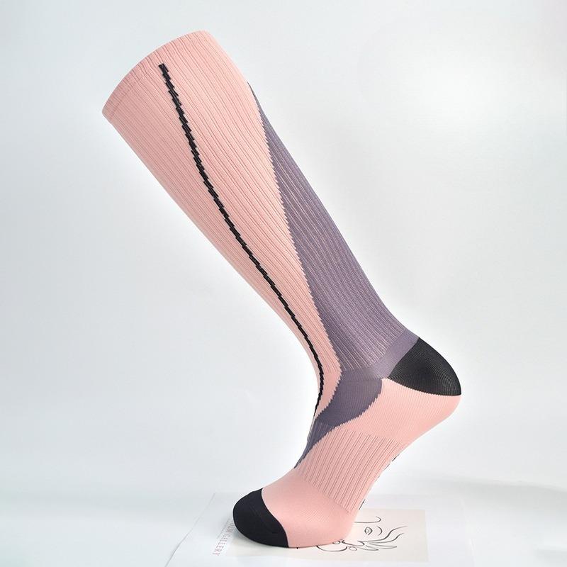 Calf Socks, Women's Pressure Sports Socks, Outdoor Fitness Badminton, Rope Skipping, Cycling and Running Socks, Indoor Yoga Socks