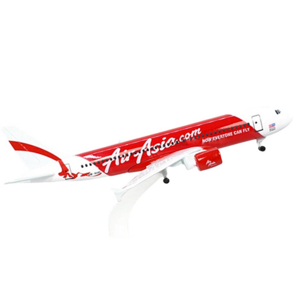 Металлическая модель самолета AirAsia A320, 20 см