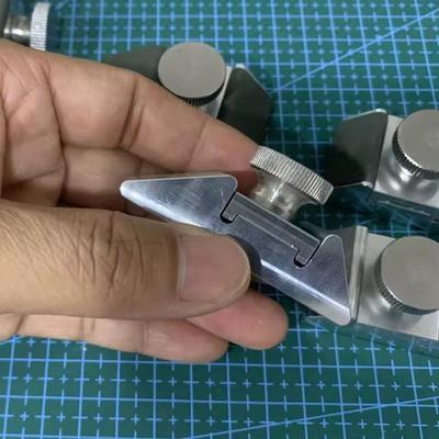 Алюминиевый сплав Наждачная бумага Кожаный край Шлифовальный станок Держатель наждачной бумаги Ручной держатель наждачной бумаги Зажим для шлифовки DIY Прочный