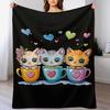 Shepherd dog design digitalprinted polyester Bedroom velvet flannel soft sofa cover blanket Fleece soft sofa cover blankets