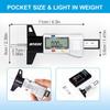 3 Modes Digital Tire Tread Depth Gauge, Tire Depth Gauge With Fractional Inch, Decimal Inch And Millimeter For Motorcycles, Cars, Trucks, Vans, SUV
