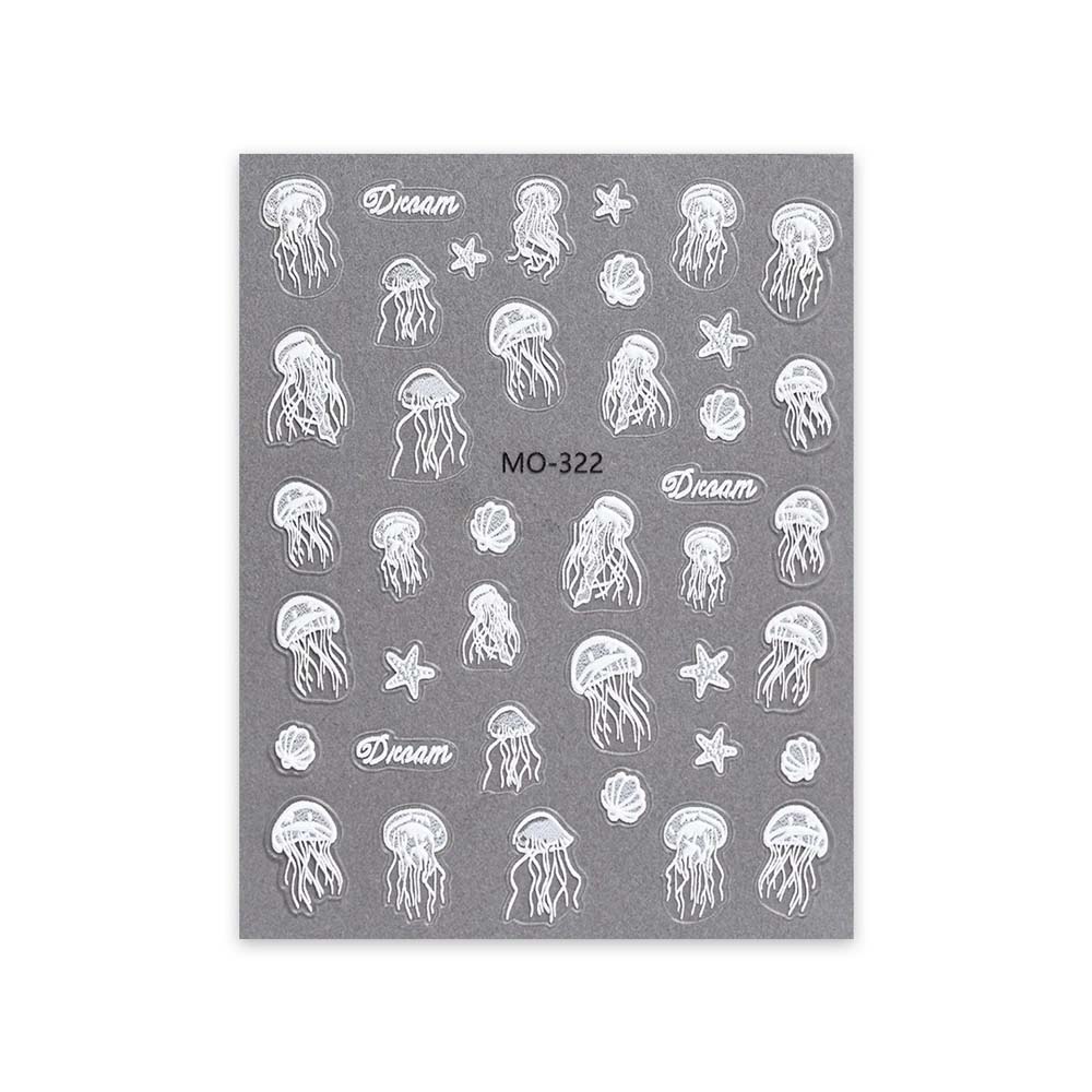 Conch Star Ocean Nail Decals Starfish Ocean Nail Decorations Ocean Nail Stickers Lady/Girls
