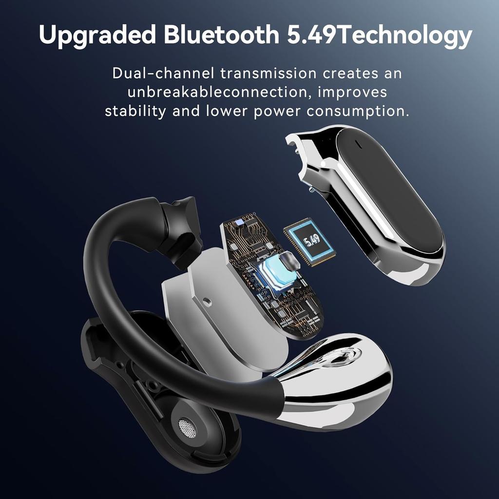 Наушники-вкладыши с функцией перевода языка с помощью искусственного интеллекта Bluetooth 5.49, переводчик для 144 языков и акцентов, сенсорные наушники для путешествий, бизнеса, обучения