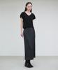 Rie Silky Wrap Midi Skirt