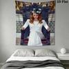 Lana Del Rey Wall Tapestry Aesthetic Wall Hanging Printed Fabric Blanket Decorative Tapestries for Bedroom Living Room Home Decor