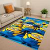 3D  Cute Minions Cartoon Christmas Gift Living Room Non-Slip Area Rug Carpet for Bedroom Playroom Sofa,Home Decor Doormat