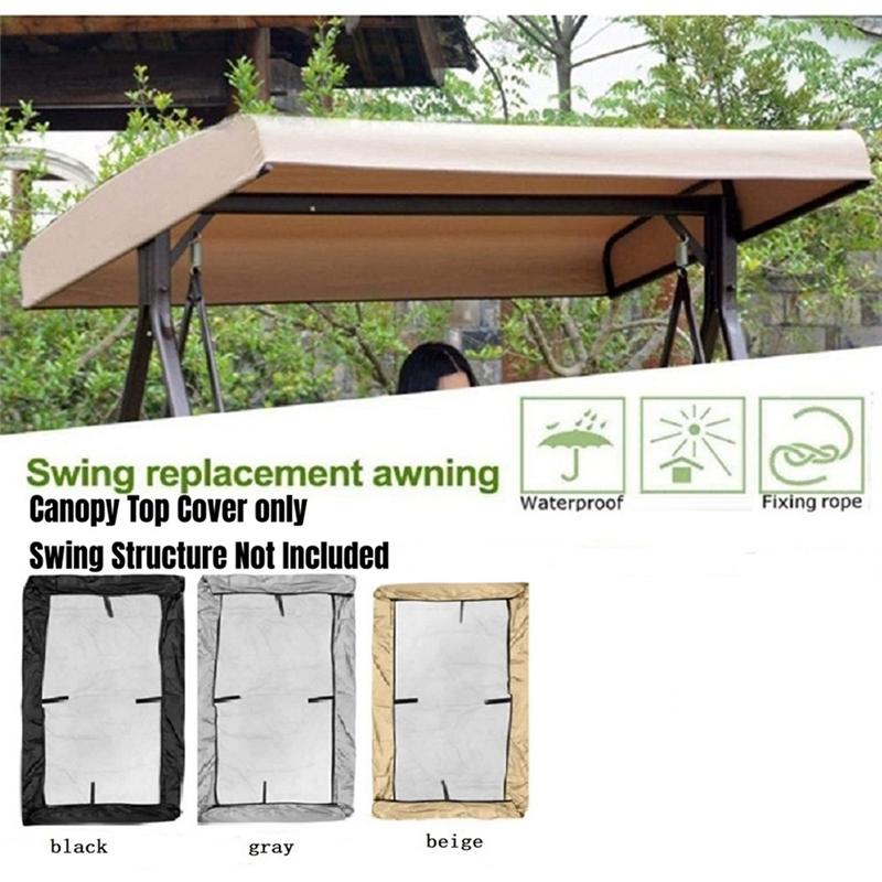 Хороший-Наружные качели Верхняя крышка Чехол для стула Навес от солнца Навес от дождя для качелей Домашний Сад Водонепроницаемый Чехол для мебели
