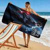 Leon Kennedy Print Beach Towel, Large Soft Quick Dry Towel for Beach Camping Swimming