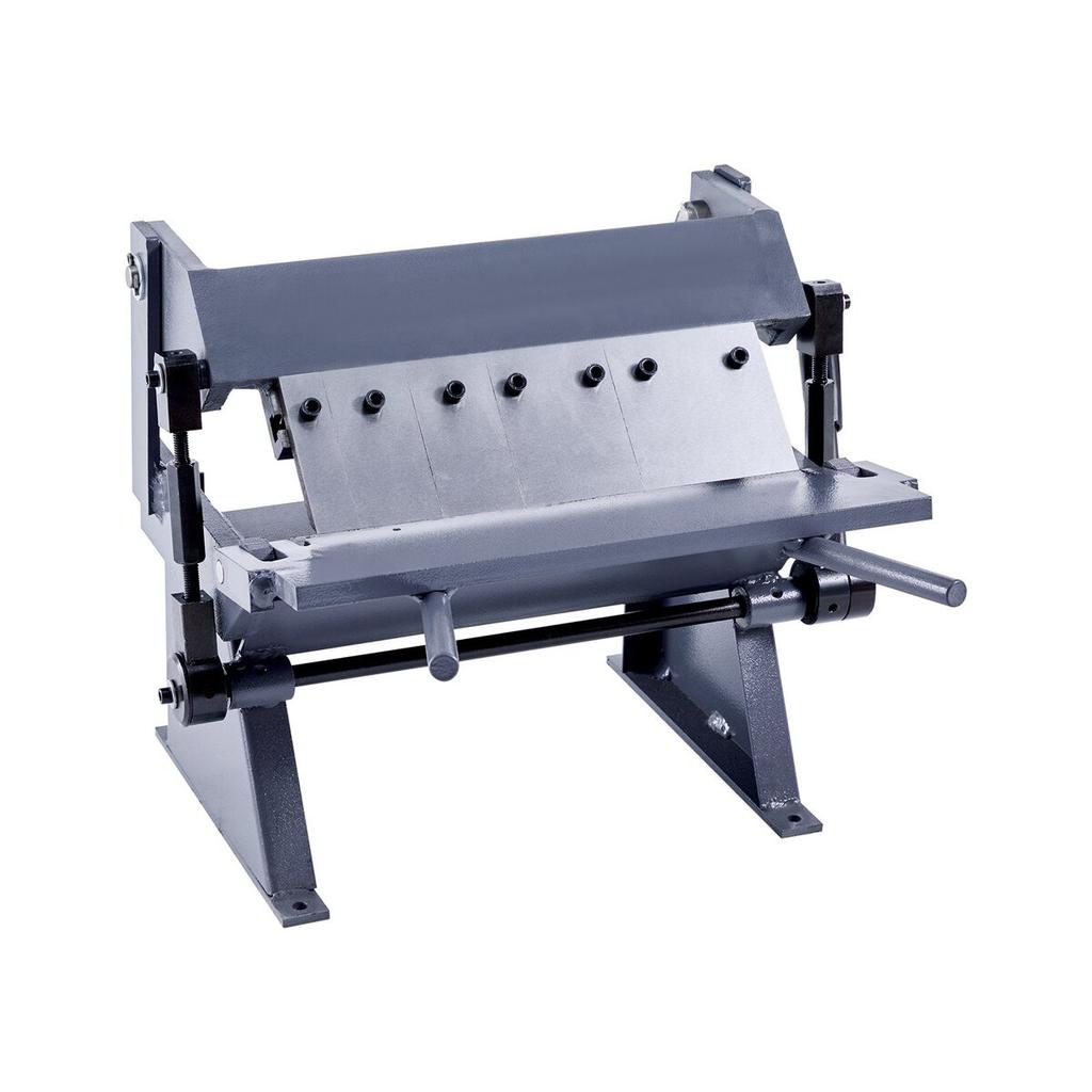 Box and Pan Brake, 305 mm/12 inch Sheet Metal Bending Brake, 20-Gauge Mild Steel Capacity, 0-135 Degree Adjustable, Metal Bender Machine with 5