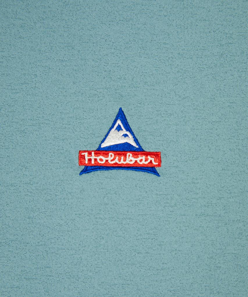 Зеленая футболка с логотипом Holluba
