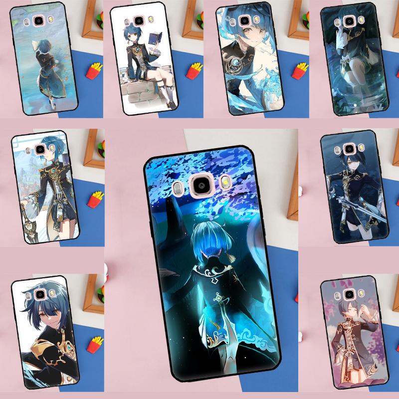 Чехол Genshin Impact Син Цю для Samsung Galaxy M11 M21 M31 M13 M33 M35 M53 M55 M15 M14 M34 M54 M12 M32 M52 M06 M16