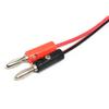 2pcs 1m / 39inch Length 4mm Banana Plug To Alligator Clip Flexible Cable Set for  Multimeter Oscilloscope, Red Black Test Lead-Wire Kit