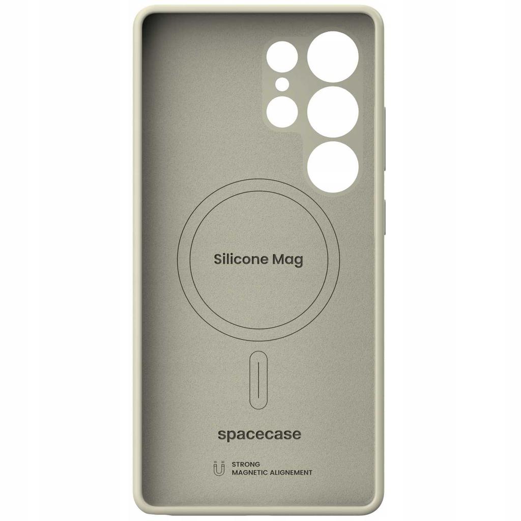 Spacecase Silicone Mag Galaxy S25 Ultra Beige