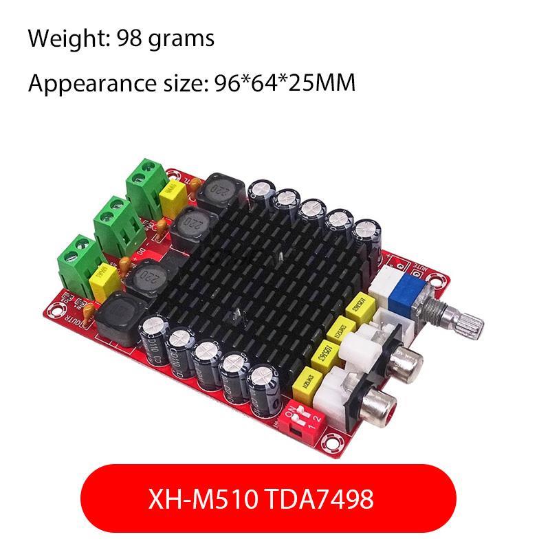 Плата усилителя TDA7498 Класс D 2X100 Вт Двухканальный Аудио Стерео 80 Вт + 80 Вт Модуль платы цифрового усилителя XH-M151