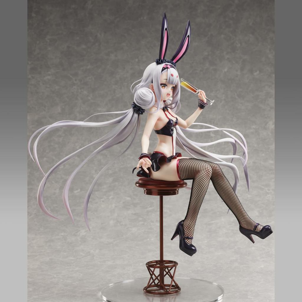 FREEing Azur Lane Shimakaze Fastest Bunny Invitation Scale Painted Complete Figure White B-style 1/4 PVC&ABS