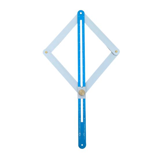 Угловой угломер со шкалами, высокоточный многофункциональный диагональный угольник из алюминиевого сплава, линейка, транспортир, инструменты для измерения углов при деревообработке