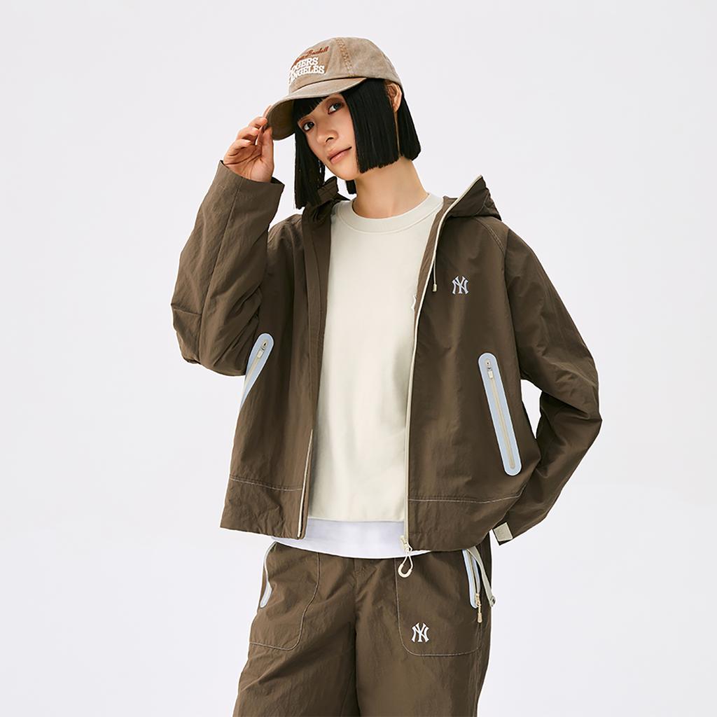 Новая куртка MLB New York Yankees Basic Collection 25FW Унисекс Светло-коричневый 3AWJB0454-50BRL