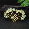 Pearl For Women Headwear Disk Hair U Shaped Hairpin Hair Accessories Hair Fork Flowers Hair Stick