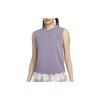 Solid Color Casual Comfortable Training Sports Tank Top Quick Dry Sleeveless T-Shirt Women Tops Purple DO9272509