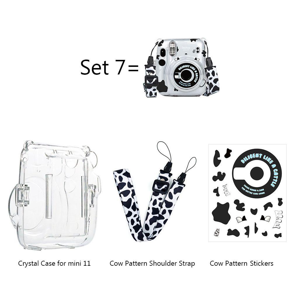 Crystal Sticker Transparent Storage Case Photo Bag Camera Cover Protective Shell