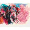 Diamond Painting Full Drill Color Elephant 5d Diy Diamond Embroidery Painting