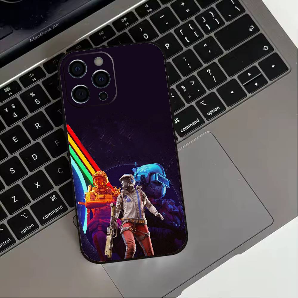 H-HOT GAME A-ARC Raiders Phone Case For iPhone 17,16,15,14,13,12,11 Plus,Pro Max,XS,Soft Silicone Black Cover