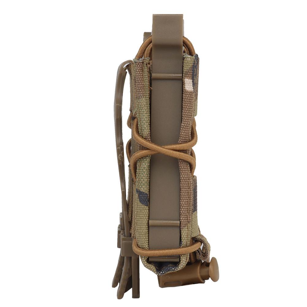 Прочный тройной 9-миллиметровый чехол для журналов Molle с открытым верхом, эластичный регулируемый держатель для магазинов