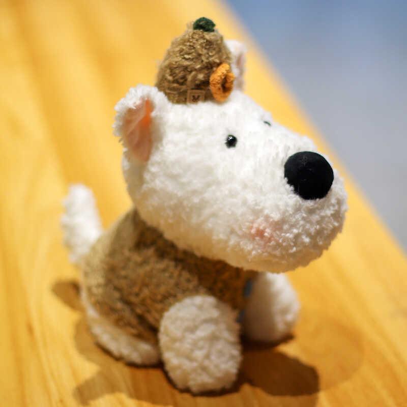 Adorable 8 Inch Highland Terrier Plush Toy Soft Stuffed Dog For Creative Birthday Gifts