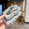 Мультяшный чехол для iPhone 15/15 Pro/15 Pro Max, совместимый с кошками - Ударопрочный, Прозрачный, Защита с воздушной подушкой