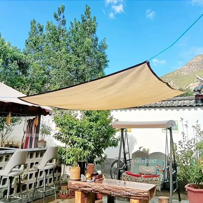 90% Shading Hdpe Beige Sunshade Net Garden Plant Shed Shading Sail Uv Protection Outdoor Pergola Sun Cover Swimming Pool Awning